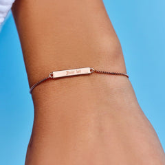 Engravable Double-Sided Bar Bracelet