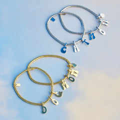 Harper Disc Bead Stretch Bracelet