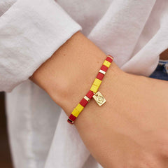 Gryffindor™ Tile Bead Stretch Bracelet