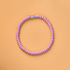 Violet Sunrise Seascape Stretch Bracelet