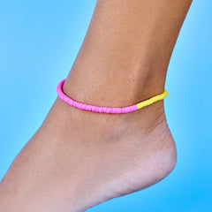Neon Daze Seascape Stretch Anklet