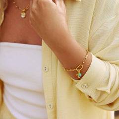 Harper Chalcedony Bead Charm