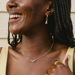 Hedwig™ Letter Hoop Earrings