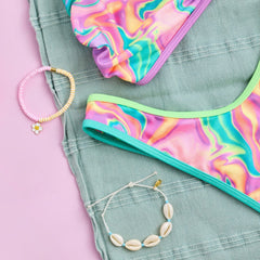 Frangipani Stretch Bracelet