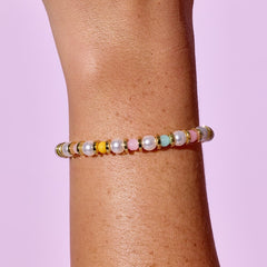 Headliner Pearl Stretch Bracelet