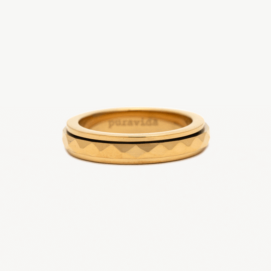 Diamond Cut Fidget Ring