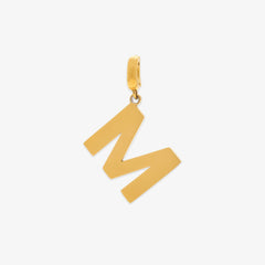 Harper Slanted Statement Alphabet Charm