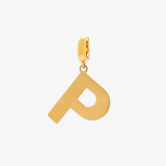 Harper Slanted Statement Alphabet Charm