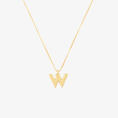 Initial Pendant Necklace