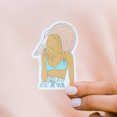 Sunhat Vibes Sticker
