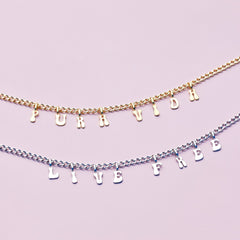 Harper Retro Alphabet Charm