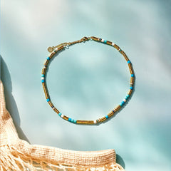 World Water Day Mixed Bead Choker