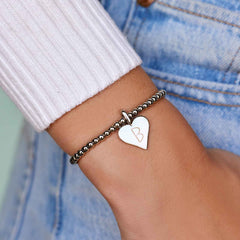 Engravable Heart Harper Charm