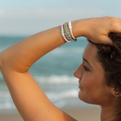 Bluebell Woven Chevron Bracelet