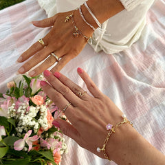 Harper Enamel Flower Charm