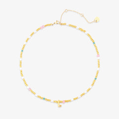 Initial Pearl & Seed Bead Choker
