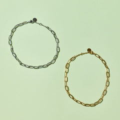Harper Paperclip Chain Anklet
