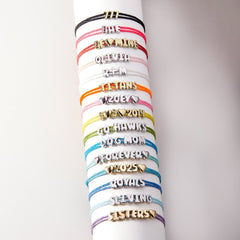 Bubble Letter Bracelet